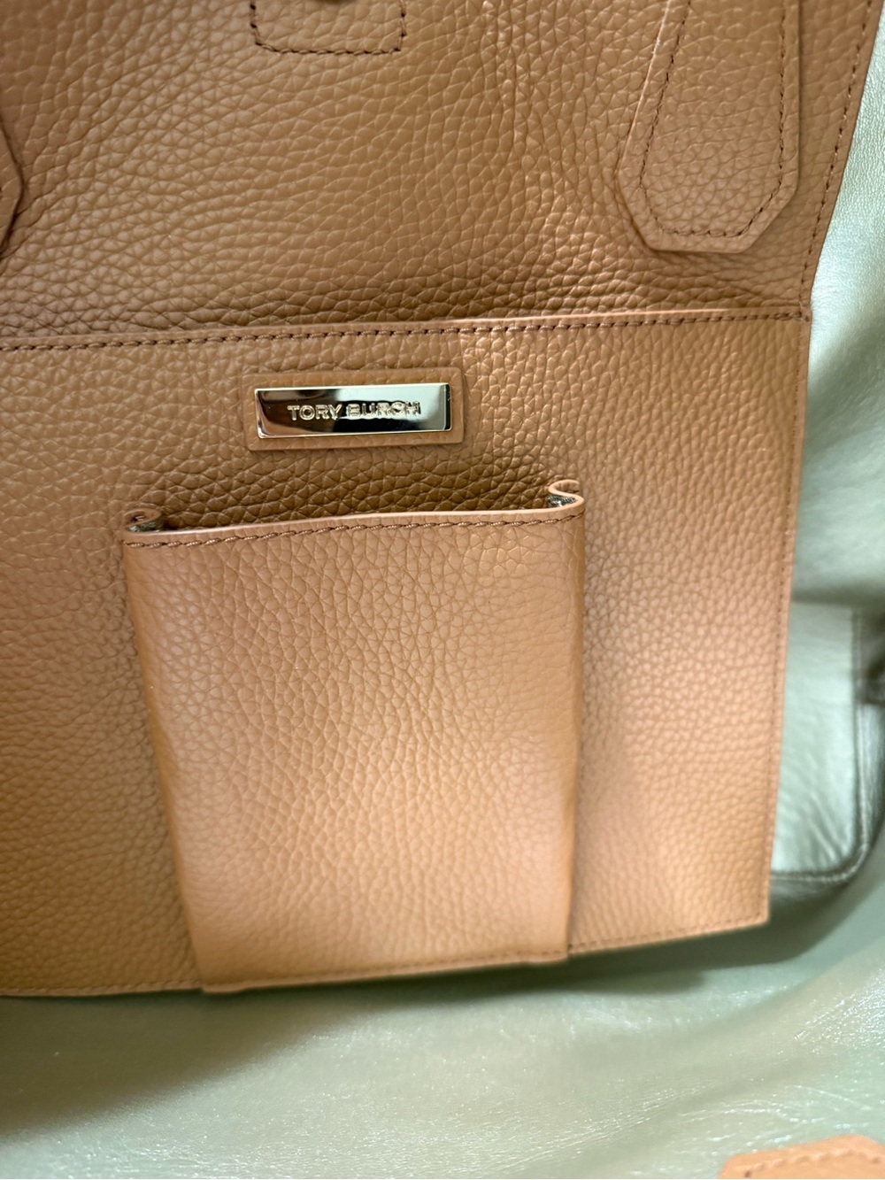 Tory Burch Brown Leather Tote Bag - Picture 7 of 7